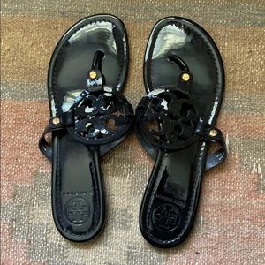 Tory Burch Miller Sandal Patent Leather